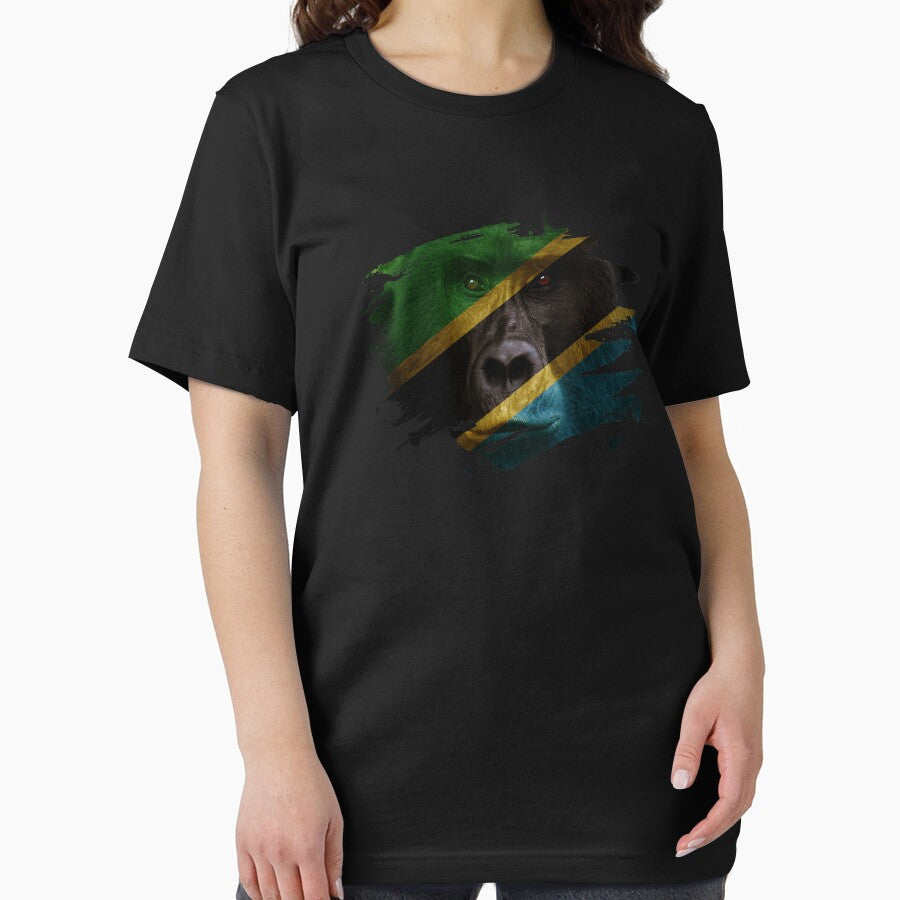 Tanzania Gorilla Flag by ockshirts