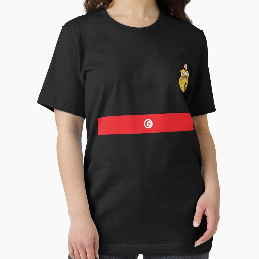Tunisian Flag and Emblem Jersey Style Original by merchhost