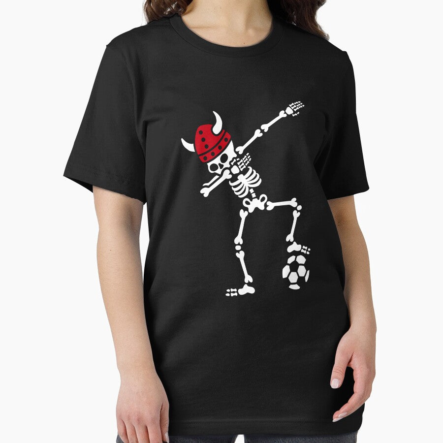 Denmark dab dabbing skeleton soccer football by LaundryFactory
