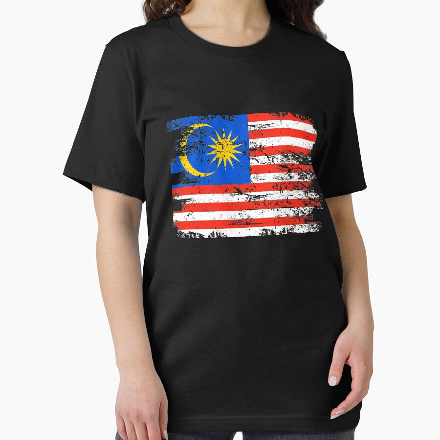 Malaysia Shirt Gift Country Flag Patriotic Travel Asia Light by threadsmonkey
