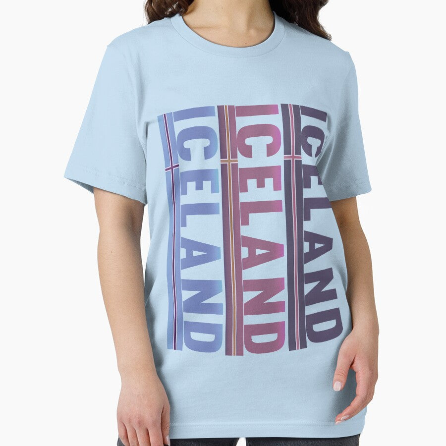 Iceland Vintage 80s Style National Flag Inspired by merchhost