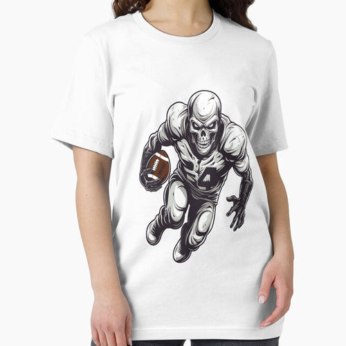 A skeleton playing American football by ColorDesign38