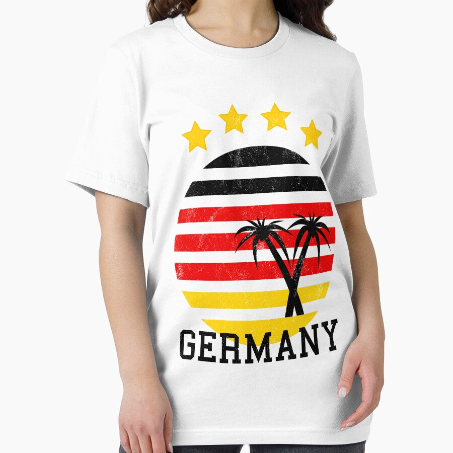 Germany Soccer Team Vintage Sunset Fanshirt by sprshrts