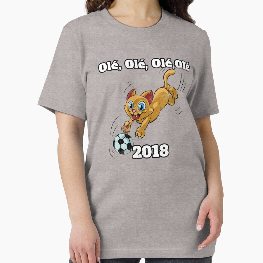 World Football Championship 2018 Funny Cat Cool Distressed Gift by Klimentina