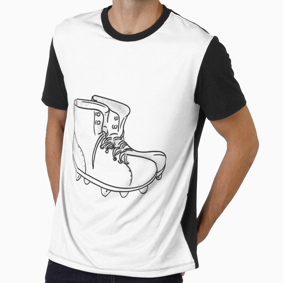 Vintage American Football Boots Drawing by patrimonio