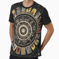 Wheel of the Zodiac, Astrology Chart and the Major Arcana Tarot by wildtribe