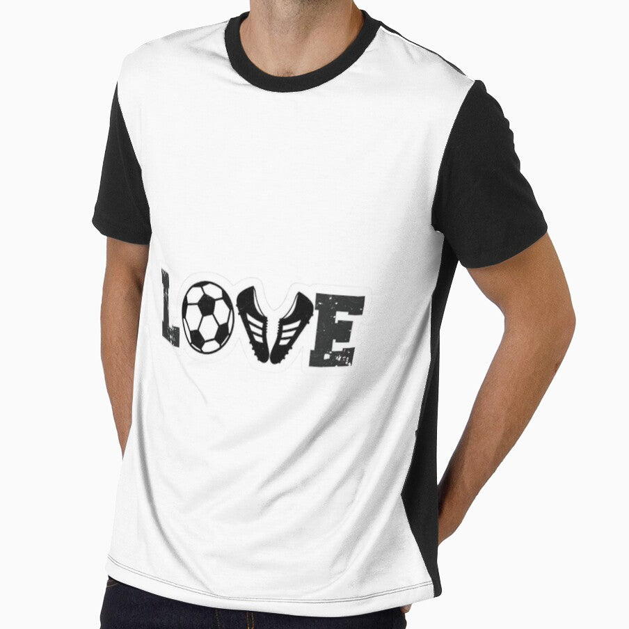 Soccer Love Football Boots and Ball Illustration by Bulk store