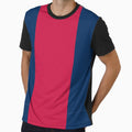 Blue and Red Vertically-Striped by PharrisArt