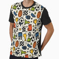 Packed Mosaic of Football Icons by Piotrek0001