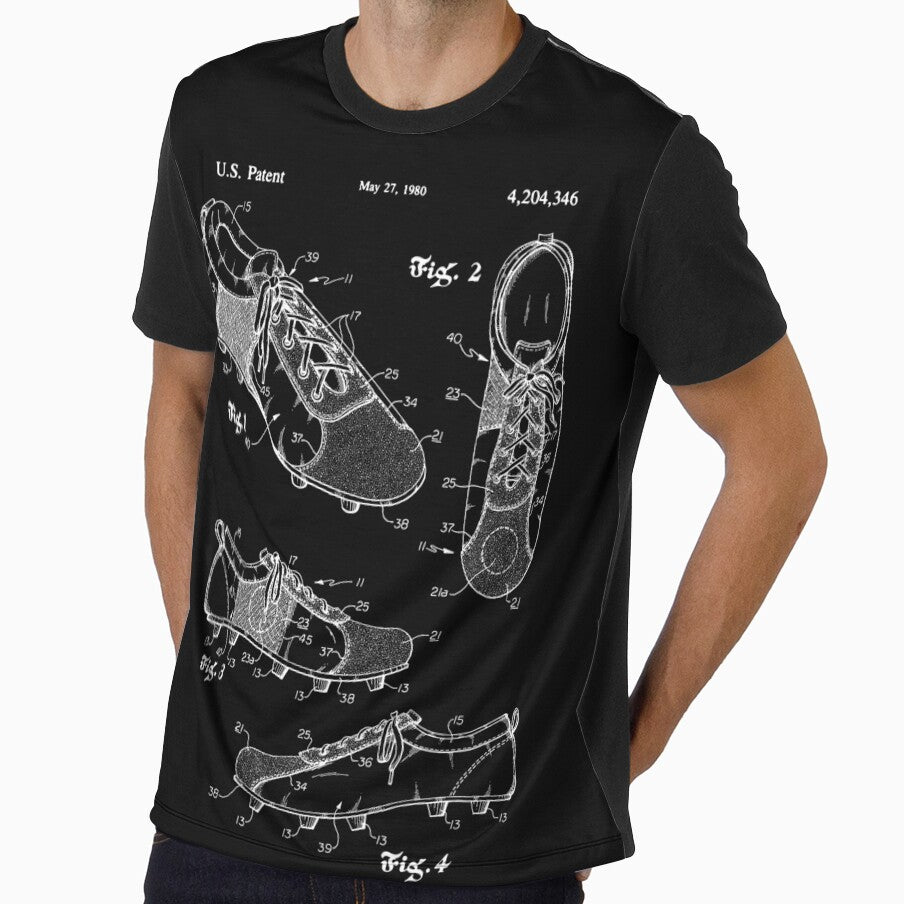 Football (Soccer) Cleats Patent - Black by FinlayMcNevin