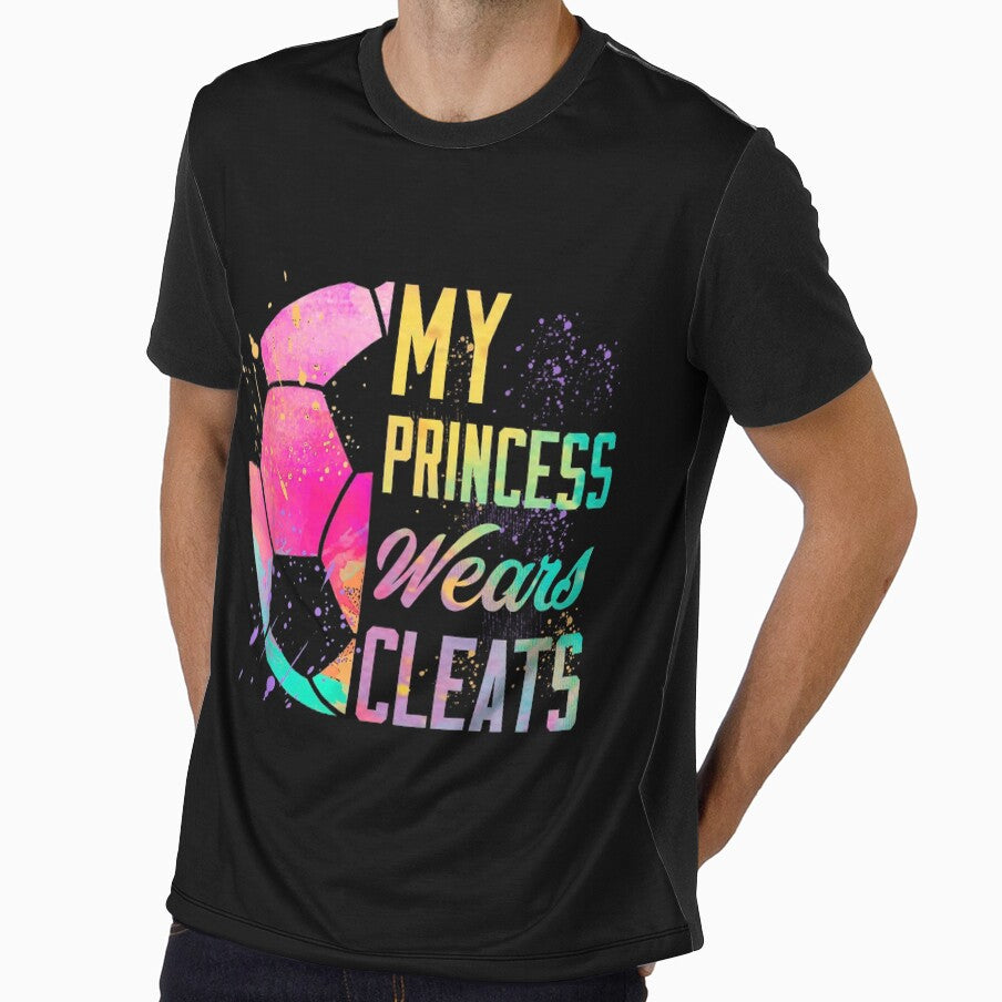 My Princess Wears Cleats Soccer Shirt by LashondaGreen89