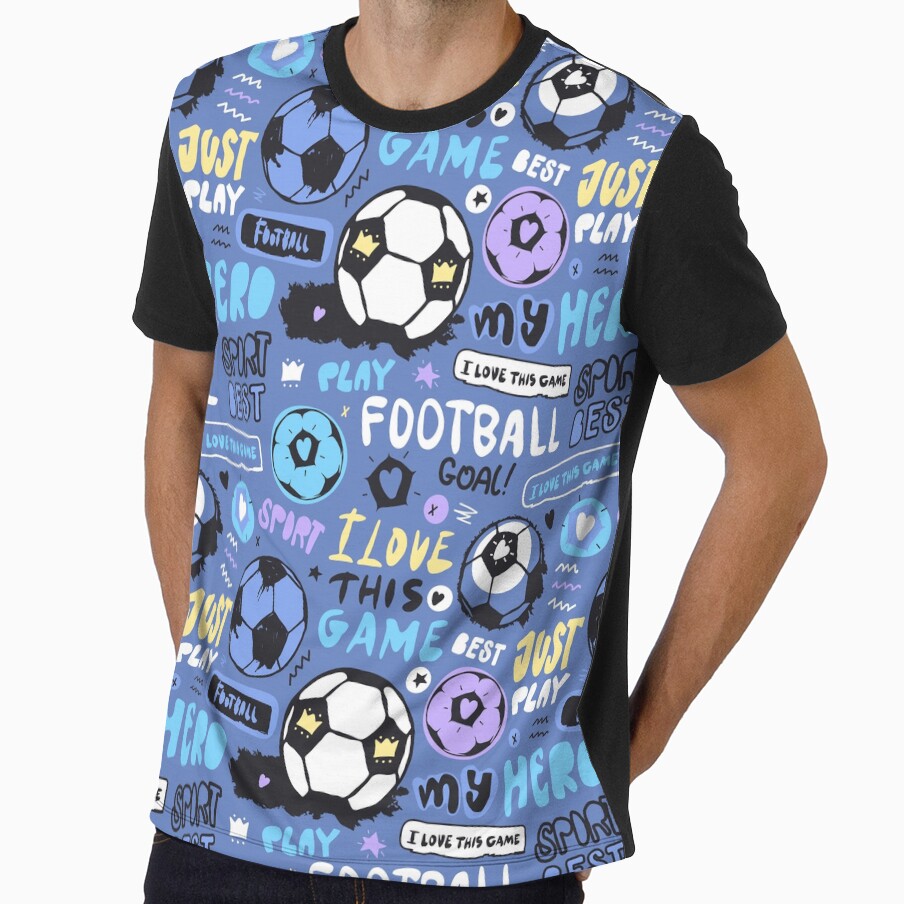 Cute football pattern by SportArtGame2