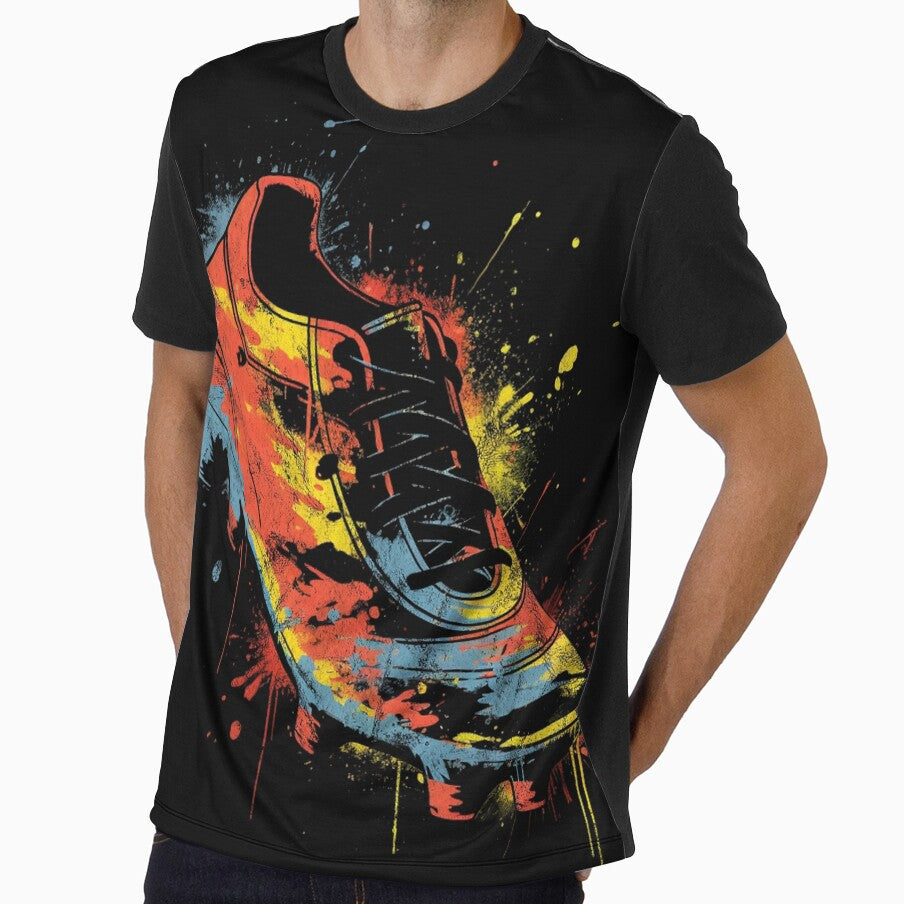 A Soccer Cleat - Distressed Vintage Street Art Sport Lover by GVRDesign