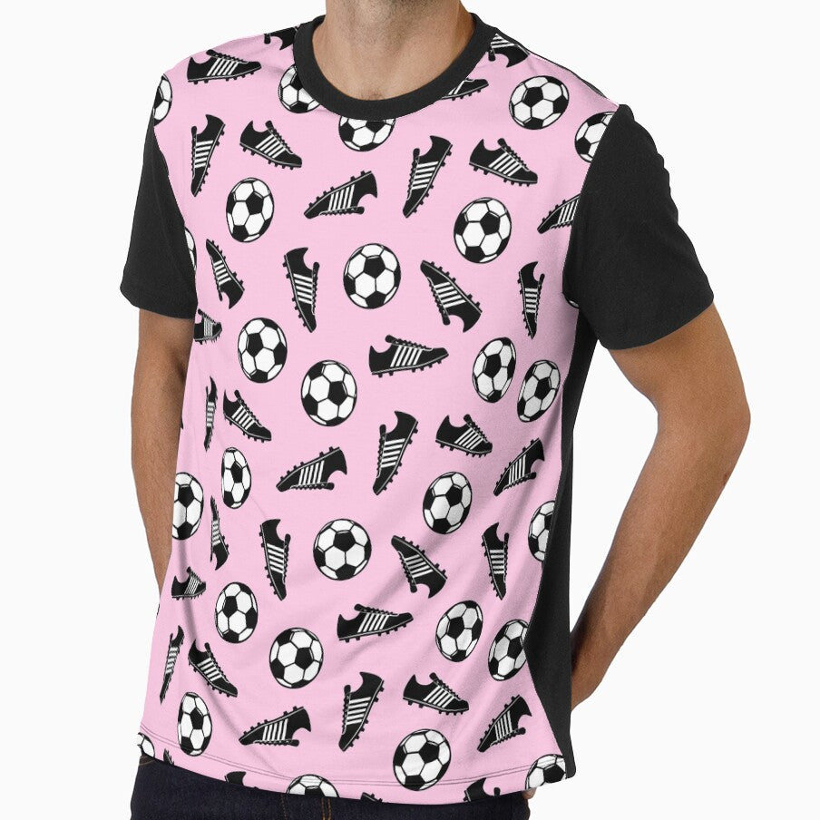 Soccer Balls and Cleats - Pink by littlearrow