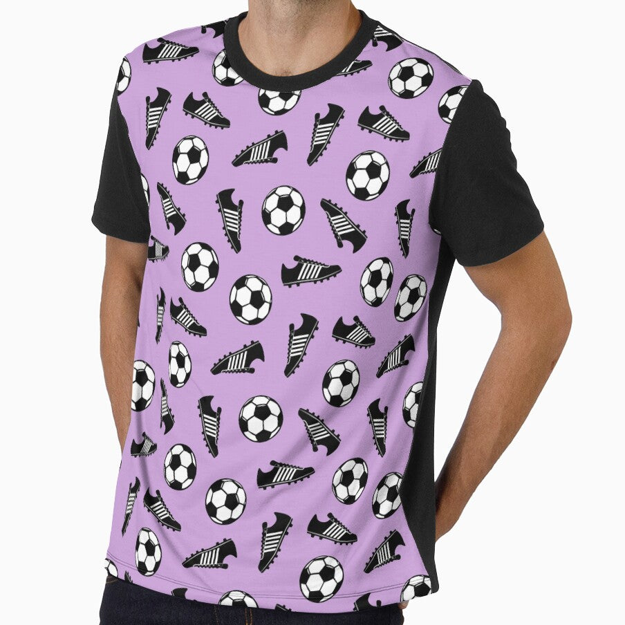 Soccer Balls and Cleats - Purple by littlearrow