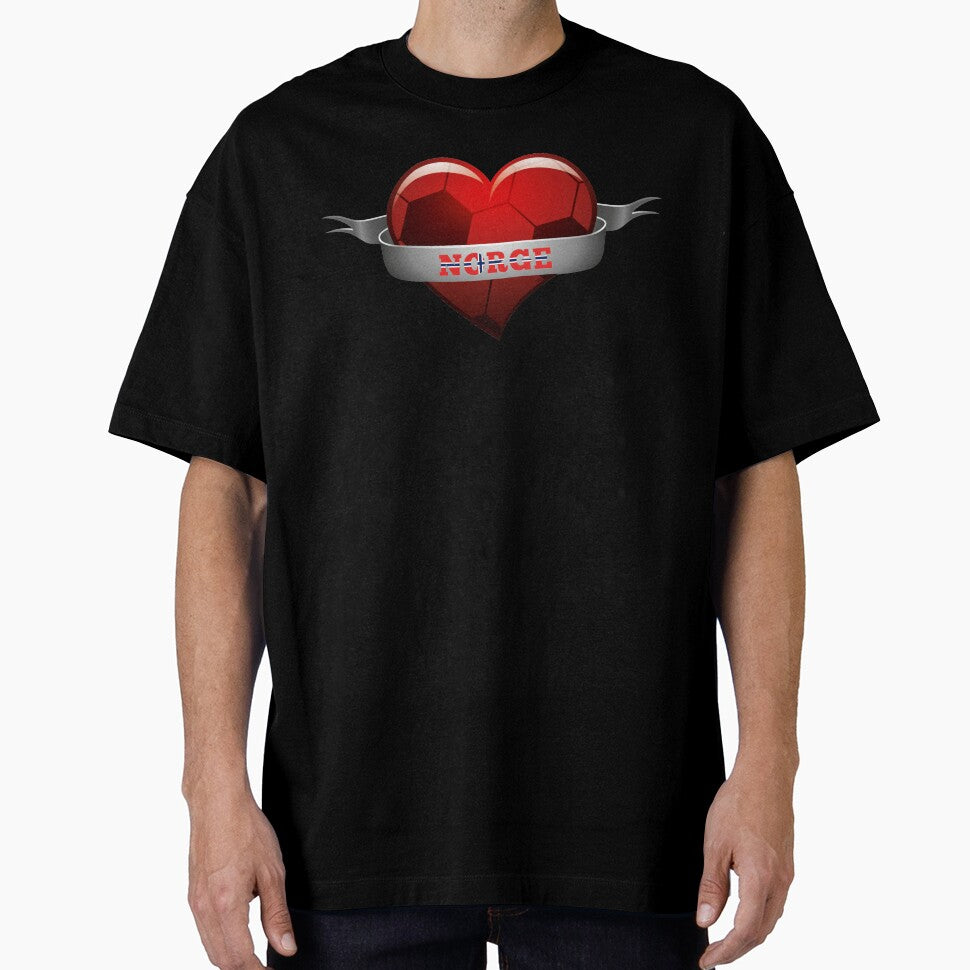 Norge Norway soccer heart by MarlowLoom