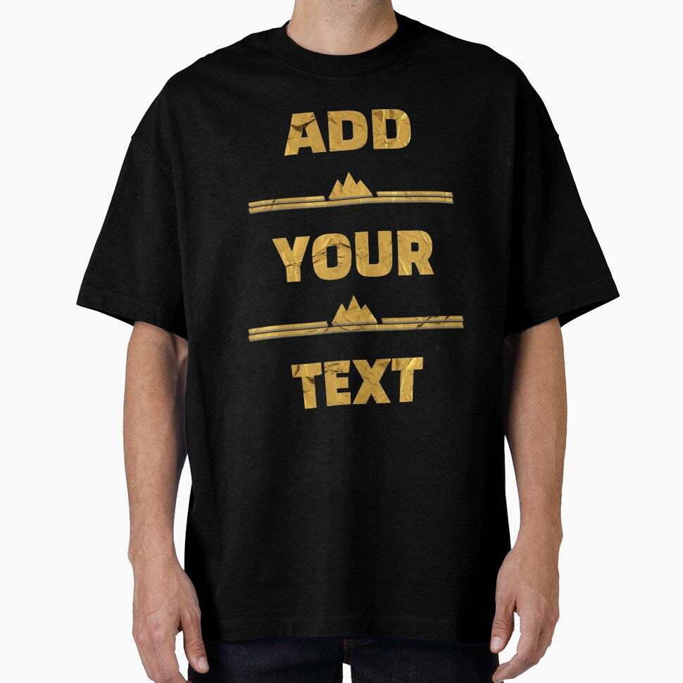 ADD YOUR TEXT CUSTOM T_SHIRTS by Drawix