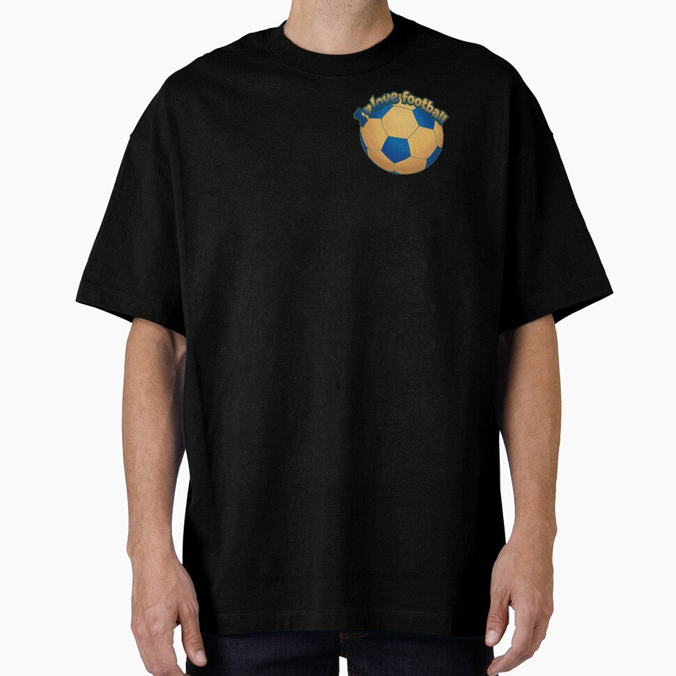 I Love Football Retro Soccer Graphic by digitalbob60