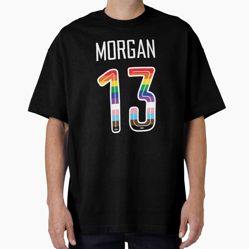 Alex Morgan 13 / USWNT / Alex Morgan Pride Jersey Style by elopez1755