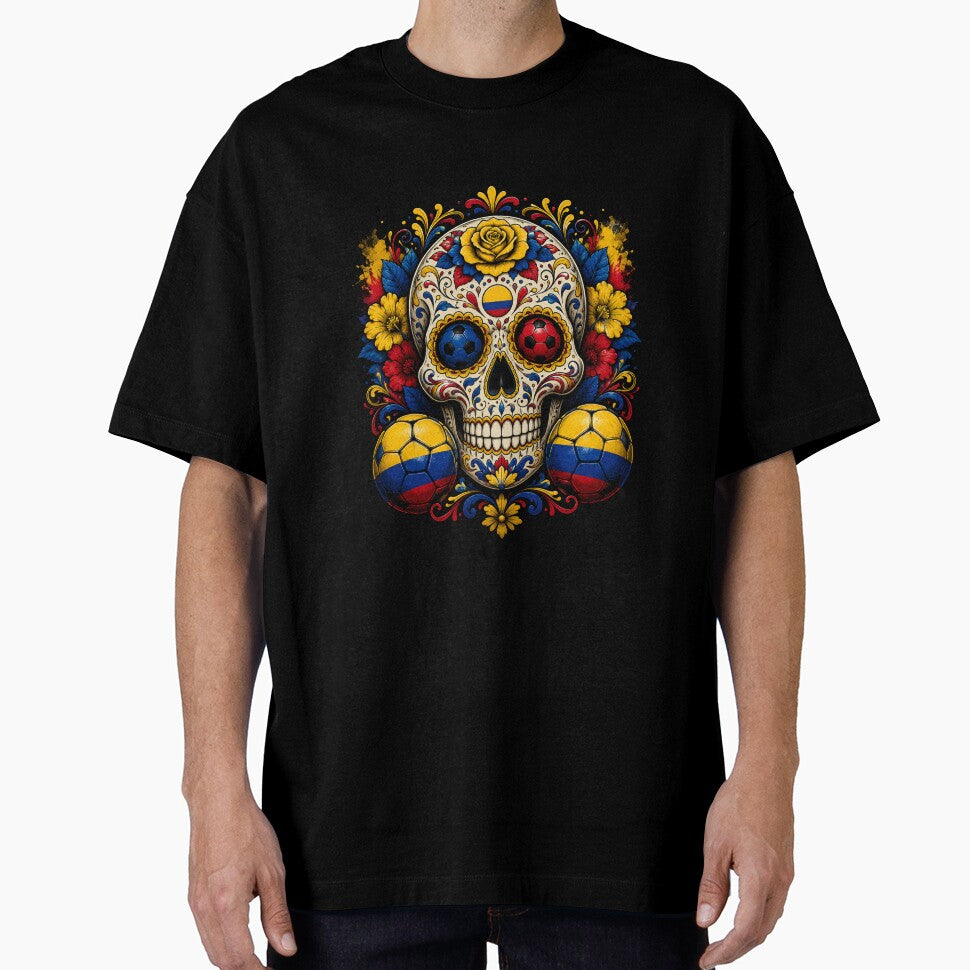 Colombia Soccer Skull by ShadowLabStudio