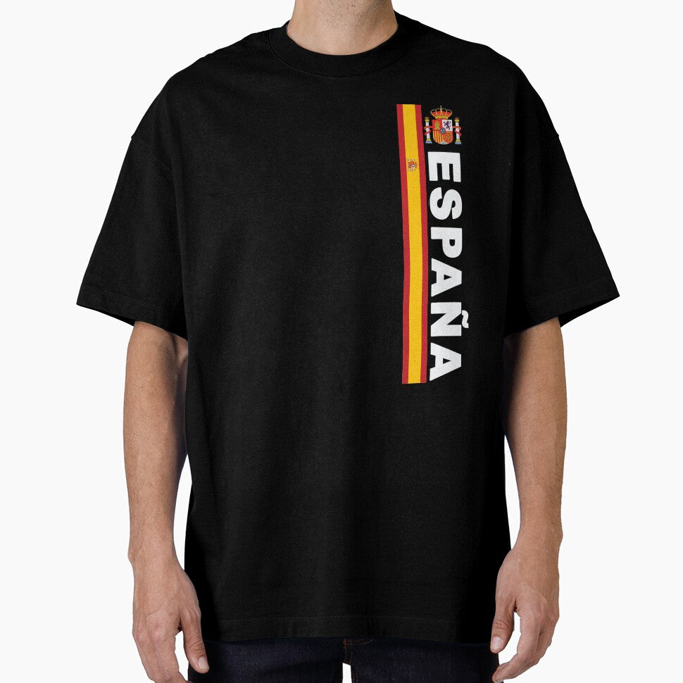 Espana Spanish Soccer Jersey Style Left Side Flag Design by merchhost