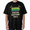 Social Battery Full Funny Extrovert Humor Design by Tropivaro