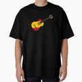 Spanish flag guitar graphic by StickerDirect