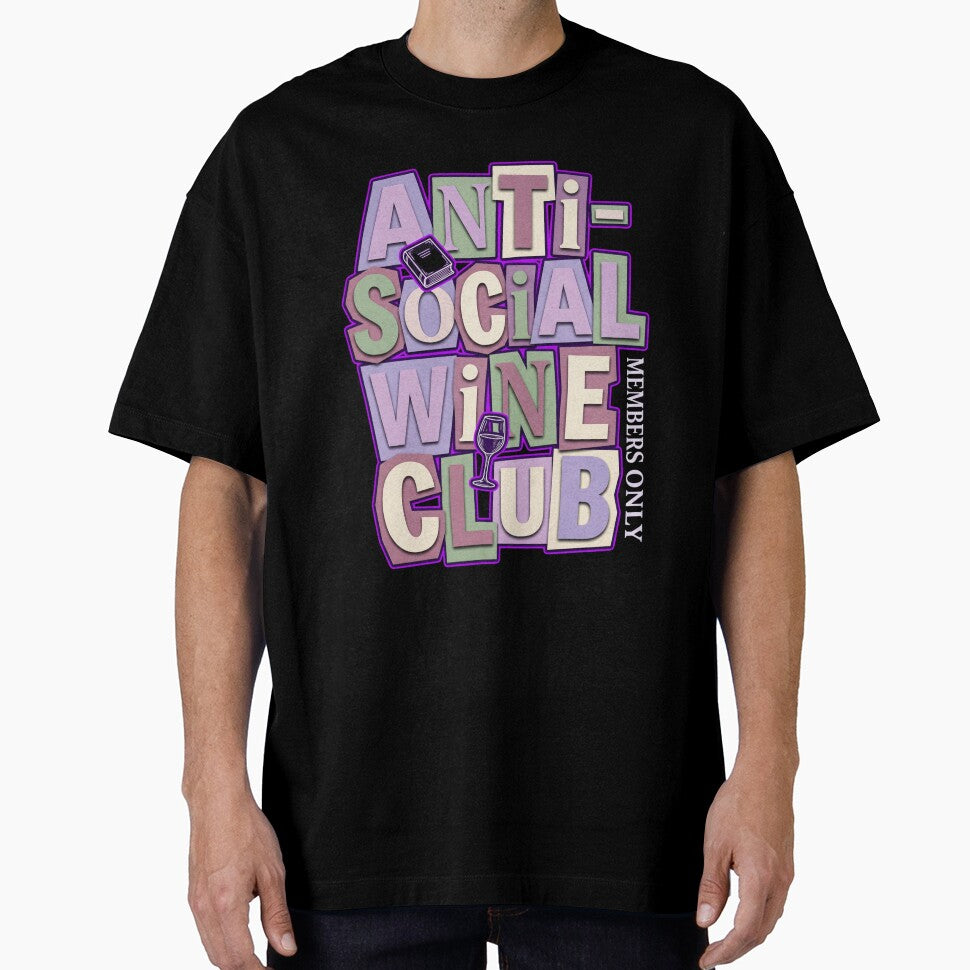 Anti-Social Wine Club Maximalist Paper Cut Streetwear by JaphstarCreatives