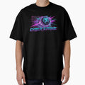Cyber Strike Futuristic Neon Soccer Graphic by Xyshope