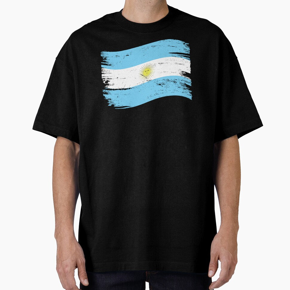 Vintage Flag of Argentina Football Soccer Lovers by Pexilus