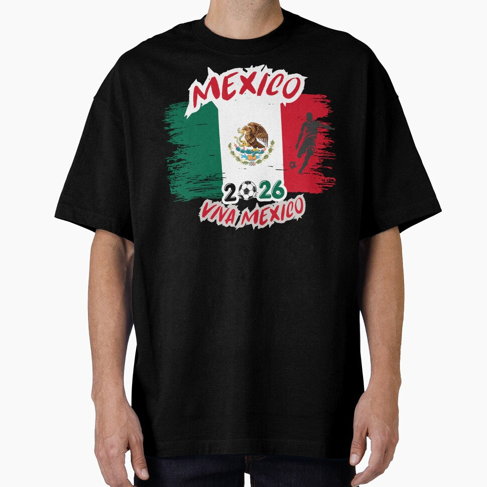 Mexico Viva México Shirt | Mexican Pride Bold Typography Design by ThreadNovaCo