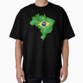 Minimal Brazil Flag Patriotic Aesthetic Design by FunPurchase