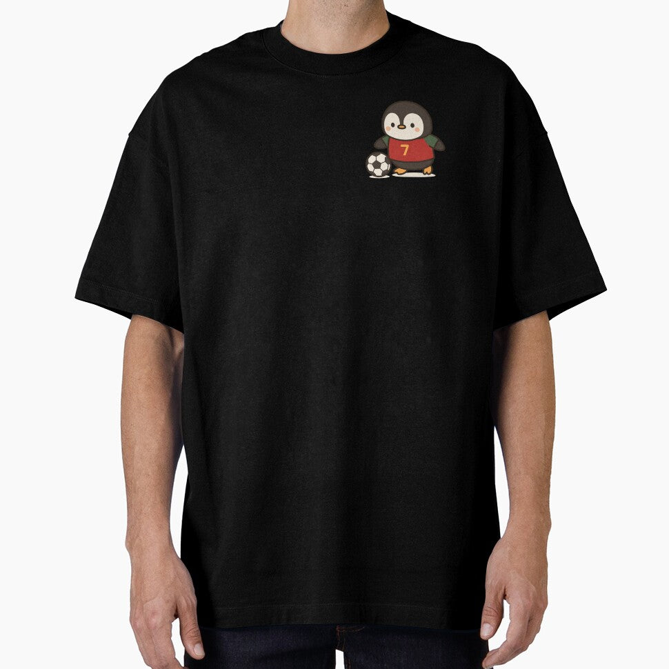 Cute Penguin Football Kawaii by slydog101