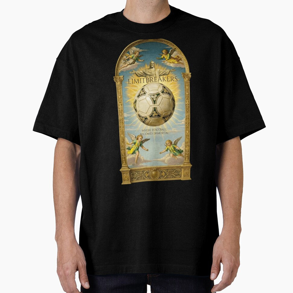 Sacred Brazil Football T-shirt by LIMITSBREAKERS