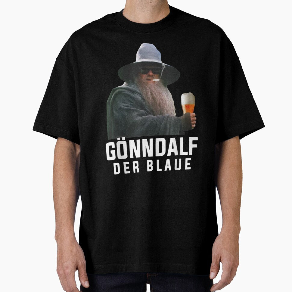 Gönndalf der blau Biertrinker saufen beer by Francesatheny