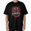 Red District FC Football Streetwear Crest Logo by WOHAMMAD