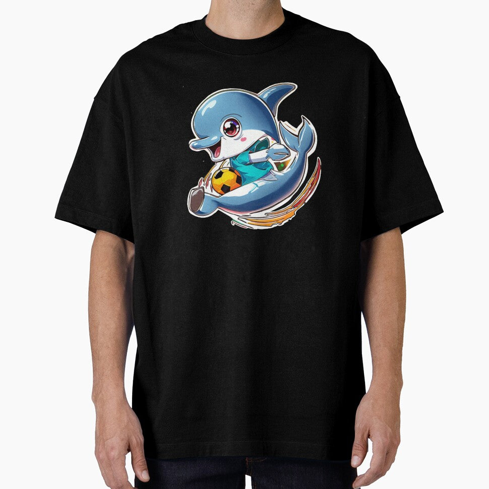 Soccer Dolphin – Cute Sporty Cartoon Design by ColhexStore
