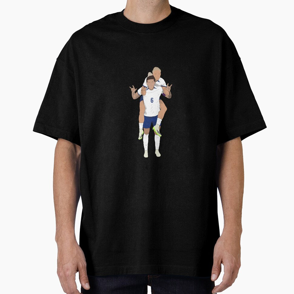 England Lionesses Rachel Daly Millie Bright Women's Fooball Minimalist by Hevding