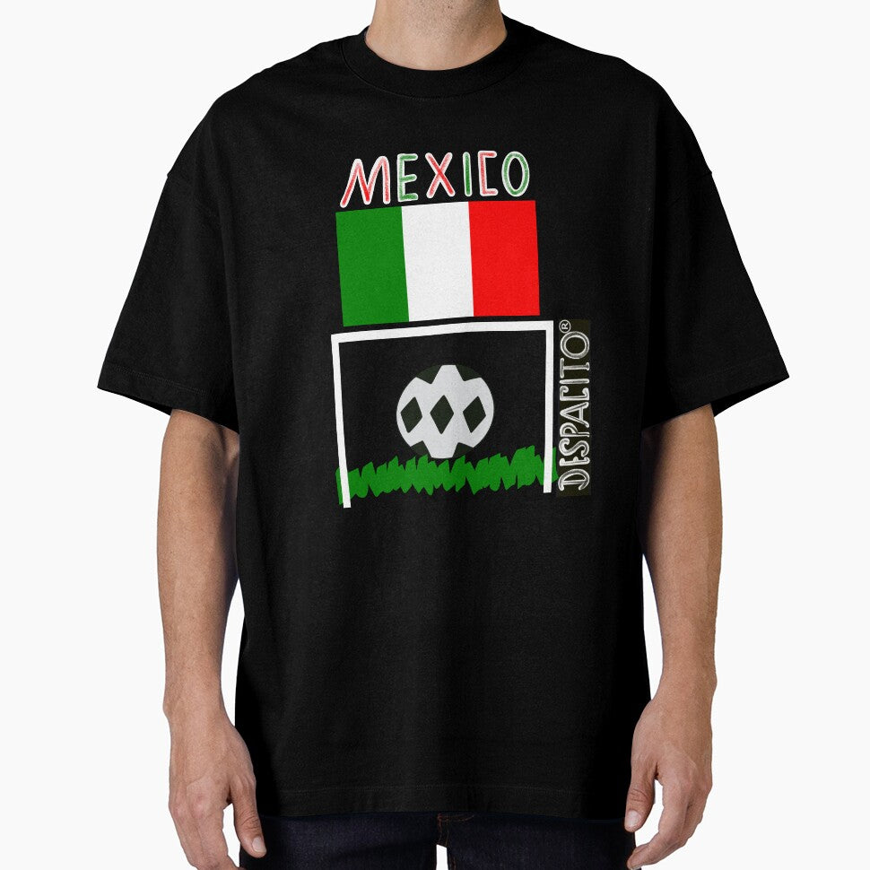 Despacito® Official Distressed Text Mexico Flag Futbol Soccer Ball by lovemedespacito