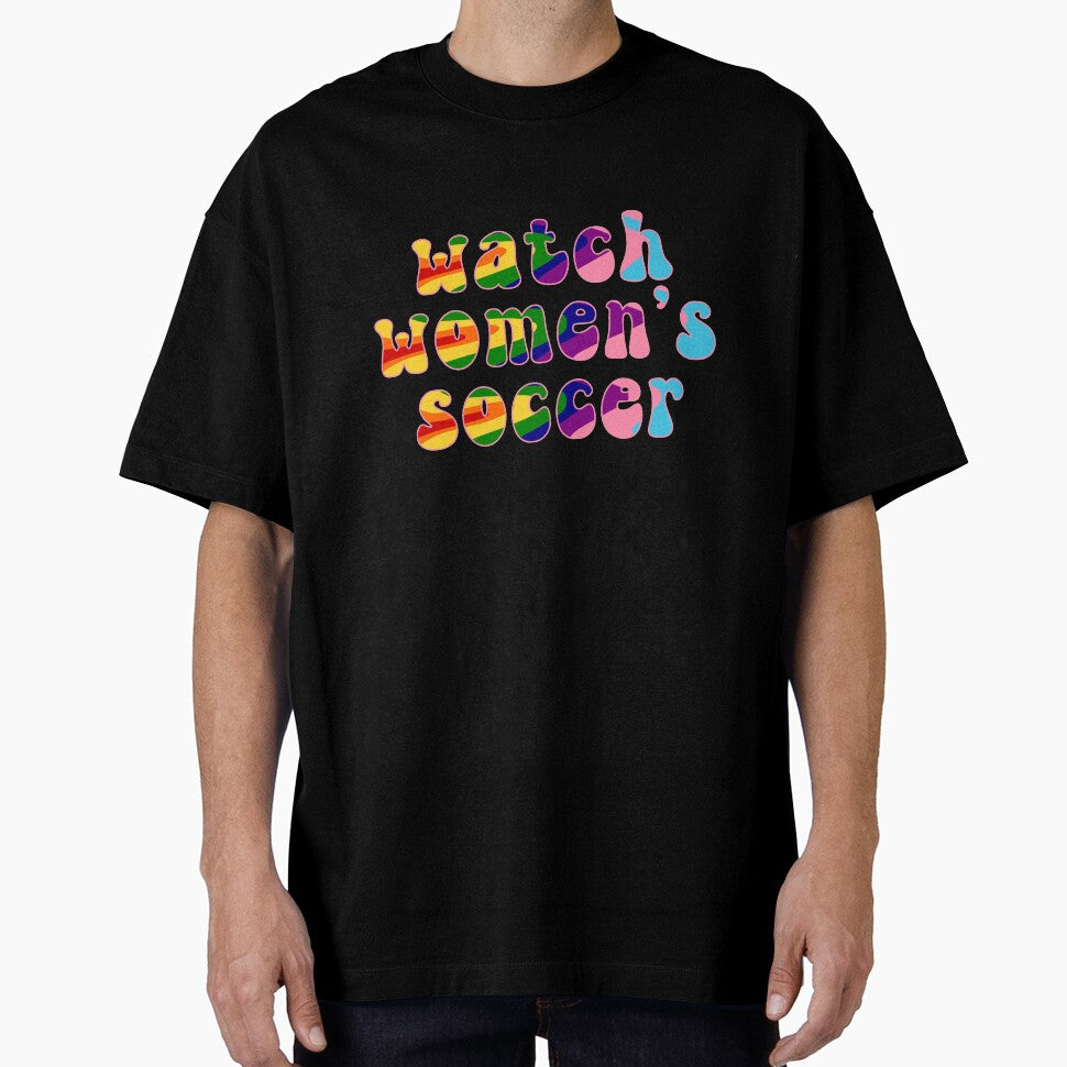 Watch Women's Soccer Groovy Rainbow Gay and Trans Pride by coffeepolicy