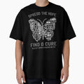 Butterfly Ribbon Spread The Hope Find A Cure Sleep Apnea Awareness by Tadmab