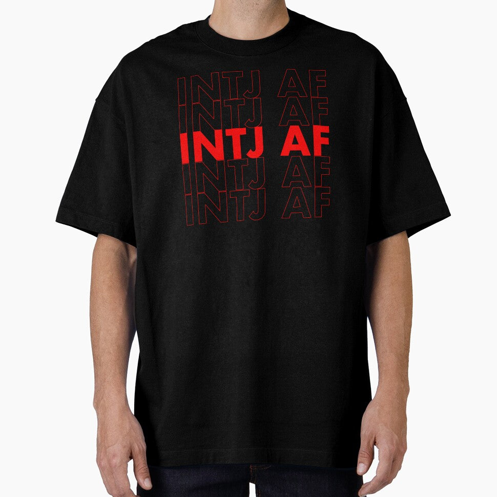 INTJ AF Red Personality MBTI Funny Shirt by FanaticTee