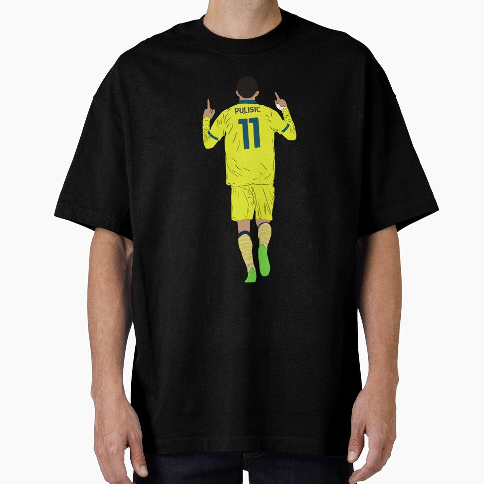 Christian Pulisic Milan #11 Goal Celebration Minimalist by Hevding