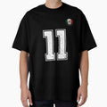 Number 11 Mexico Flag Football Fan by BernoNickel