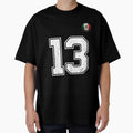Number 13 Mexico Flag Football Fan by BernoNickel