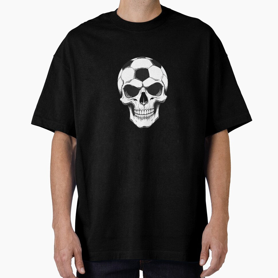 Soccer Skull in Goal Net - Dark Soccer Death Goal by SaltCreatives