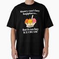 Money can't but happiness - Funny Ice Cream by A-J-S-Designs