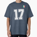 Italy Soccer Number 17 Vintage Sports Fan by RoyesButler