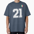 Italy Soccer Number 21 Vintage Sports Fan by RoyesButler