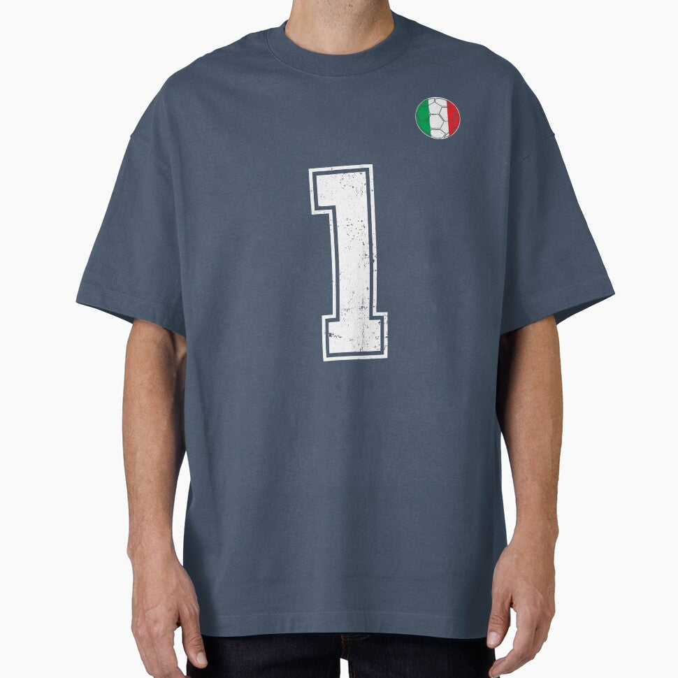 Italy Soccer Number 1 Vintage Sports Fan by RoyesButler